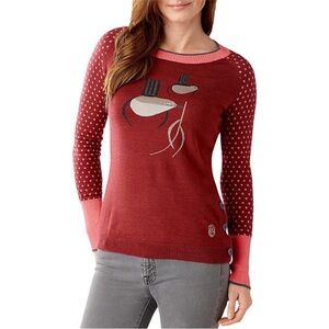 SmartWool Charley Harper Homeward Bound Lightweight Bird Sweater M